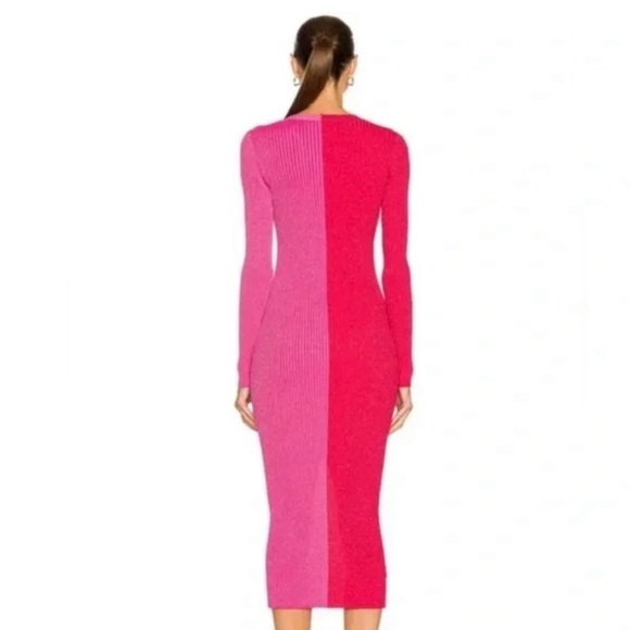 Staud
Shoko Colorblocked Midi-Dress - Picture 3 of 9